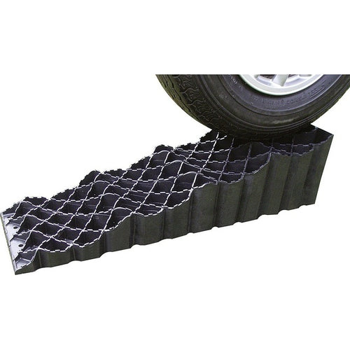 Milenco Auffahrkeile 2 Stück Quattro/Triple Level PE schwarz 61 bis 81 cm