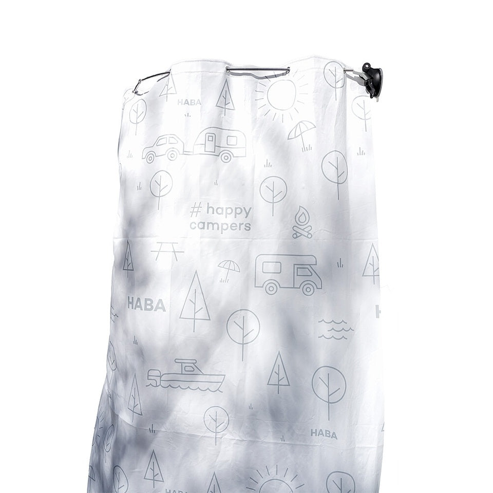 Mobiler Duschvorhang Cascata - Weiß