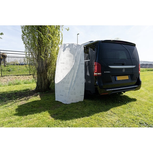 Mobiler Duschvorhang Cascata - Weiß - 3