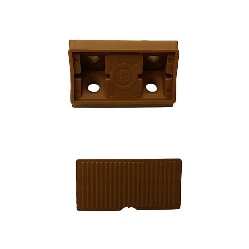 Möbel Eckverbinder Kunststoff 6 Stück braun