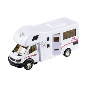 Motorhome-Wohnmobil Spielzeug Weiß 17 cm mit Rückzug