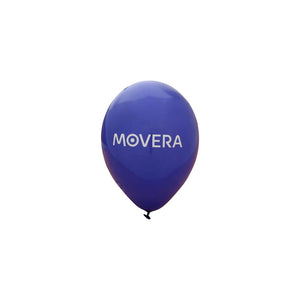 Movera Luftballon blau mit Logo, Ø 33 cm
