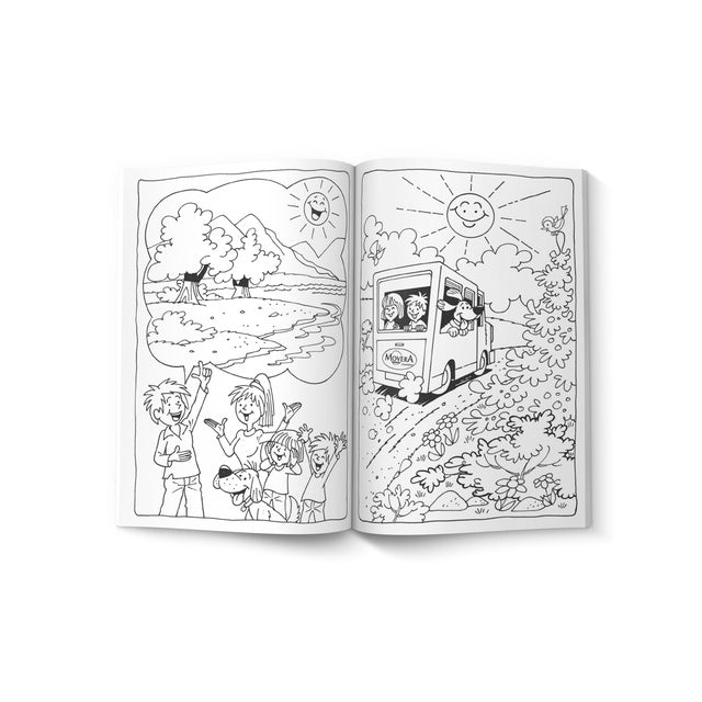 Movera Malbuch A4 – 14 Seiten Ausmalbuch