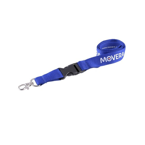 Movera Schlüsselband Lanyard – blau, Metallhaken