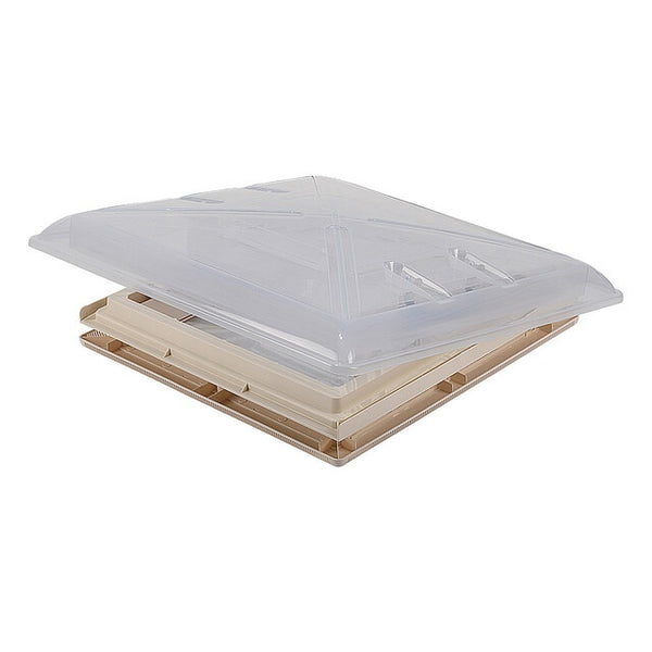 MPK Dachluke Modell 4600k Kombirollo Dauerbelüftung 150 cm² in grau und weiß