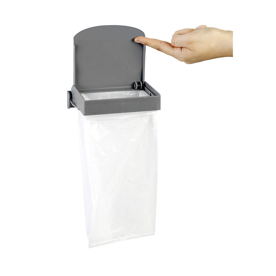 Müllbeutelhalter BRUNNER Trapsy grau - Abfallbeutelhalter