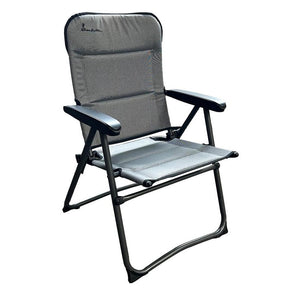 Nanna Campingstuhl Light Grey – 3-fach verstellbar