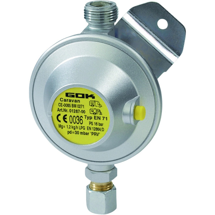 Niederdruckregler GOK Caramatic 30 mbar 1,2 kg/h