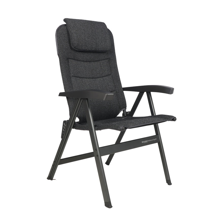Noblesse Ergofit Campingstuhl – dunkelgrau meliert