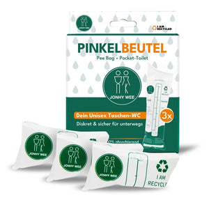 Notfalltoilette Jonhy Wee Unisex 3er | Tragbar