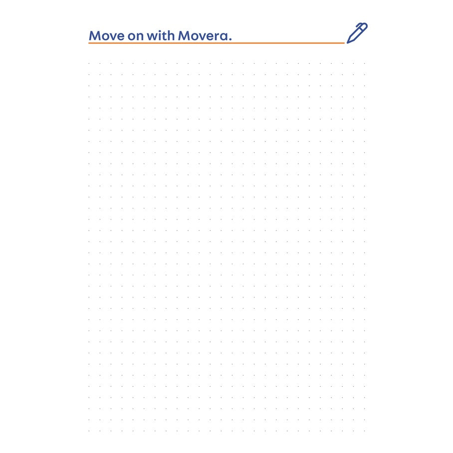 Notizblock Movera A5, 50 Blatt, 80 g