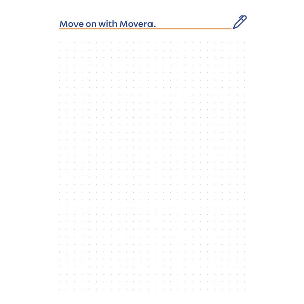 Notizblock Movera A5, 50 Blatt, 80 g