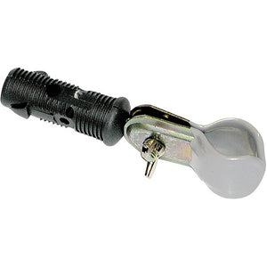 Öse mit Schelle Alu-Line Combi 19-22 mm schwarz