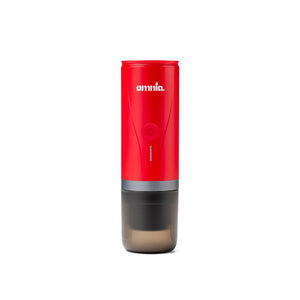 OMNIA Espresso On the Go – rot, 20 bar