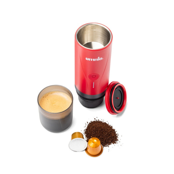 OMNIA Espresso On the Go – rot, 20 bar - 2