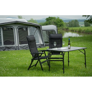OUTDOORA Campingtisch 120×80 cm – Aluminium - 4