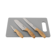 Outwell Caldas Messerset mit Schneidbrett (4-tlg.)
