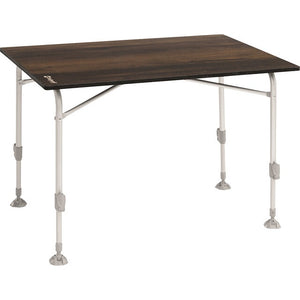 Outwell Campingtisch Berland Klapptisch Aluminiumgestell schwarz 100 bis 118 cm