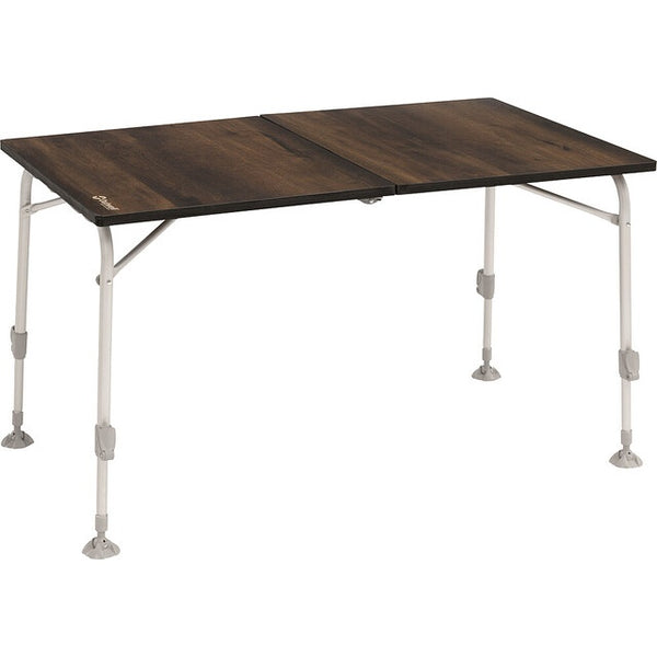 Outwell Campingtisch Berland Klapptisch Aluminiumgestell schwarz 100 bis 118 cm