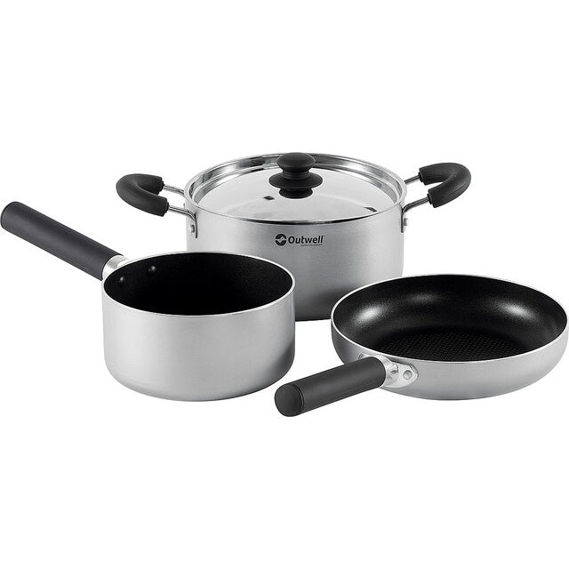 Outwell Feast Kochset 4-tlg – Induktion, Antihaft