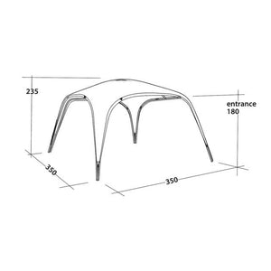 Outwell Summer Lounge L Pavillon – blau 350×350 - 12