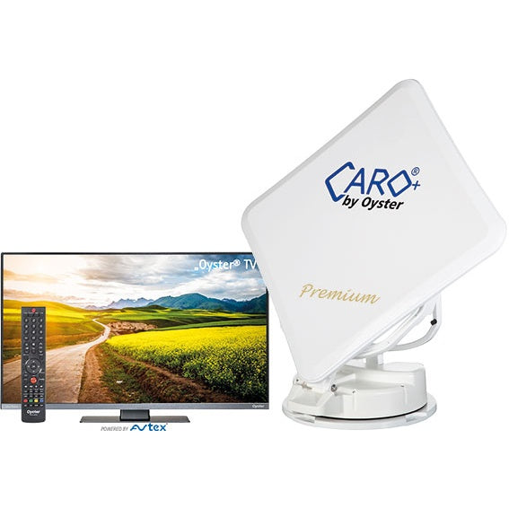 Oyster Sat-Anlage Caro+ Premium vollautomatisch inkl. TV 19 bis 32 Zoll