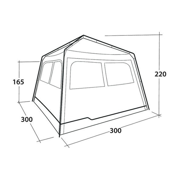 Pavillon Outwell Fastlane 300 grau - 10