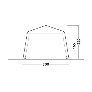 Pavillon Outwell Fastlane 300 grau - 12