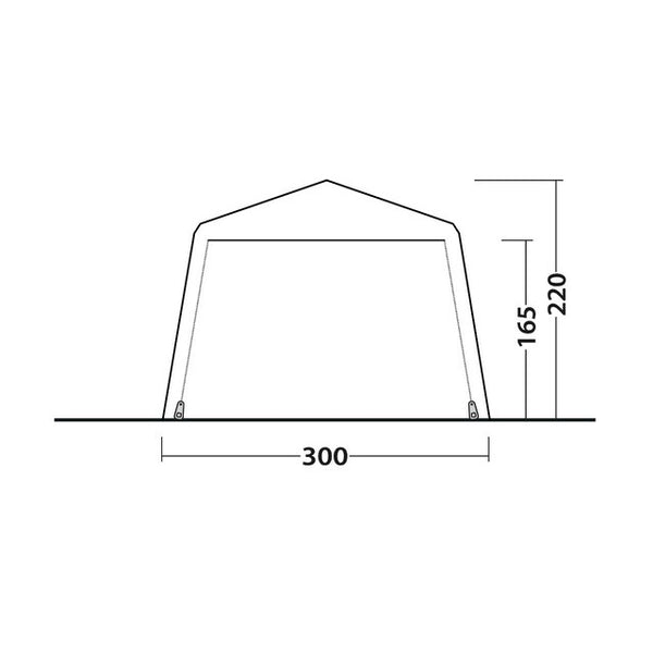 Pavillon Outwell Fastlane 300 grau - 12