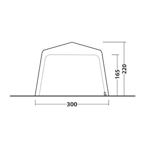 Pavillon Outwell Fastlane 300 grau - 13