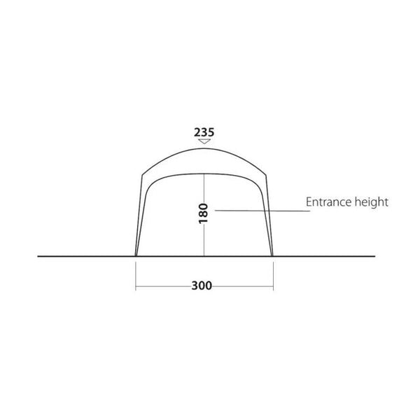 Pavillon Outwell Summer Lounge M blau - Wetterfest - 4