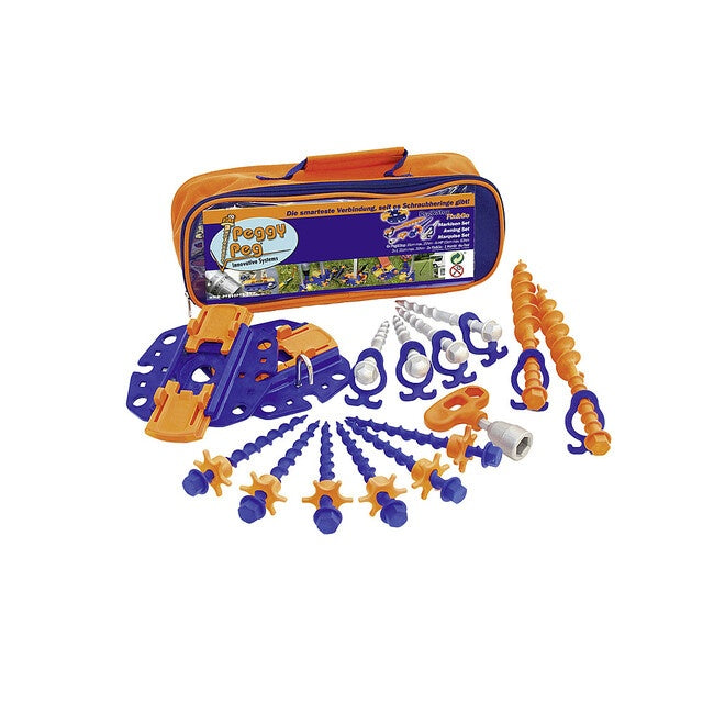 Peggy Peg Markisenset Fix & Go / Peg & Stop blau 16 teilig