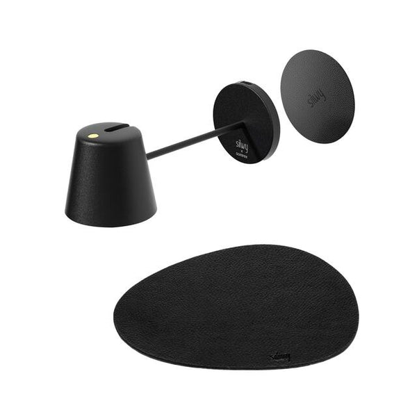 PORTOFINO Magnet-Leuchte – Akku, dimmbar, schwarz