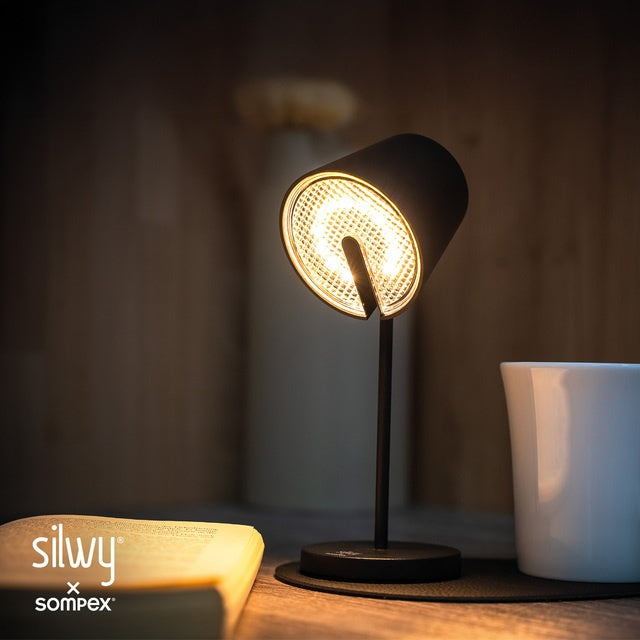 PORTOFINO Magnet-Leuchte – Akku, dimmbar, schwarz