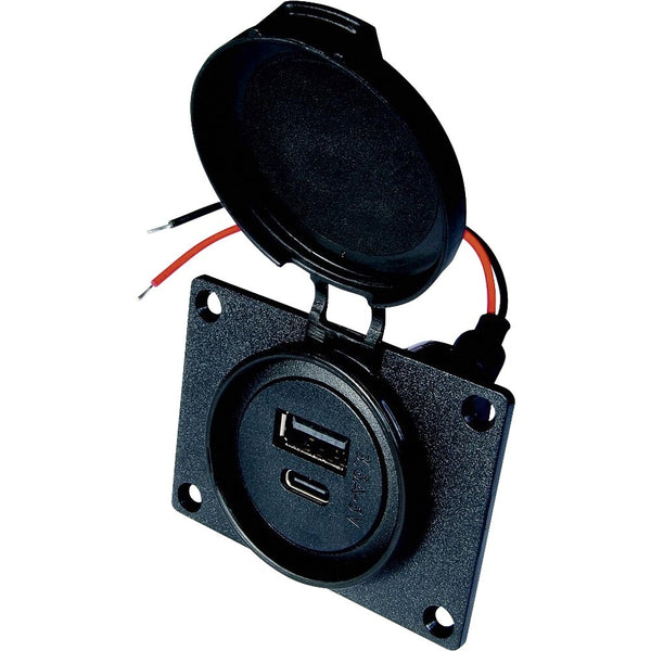 Power USB-C/A Doppelsteckdose PRO CAR 5V - 3