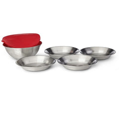 PRIMUS CampFire Serving Kit – Edelstahl, rot