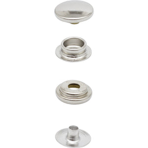 Prym Druckknöpfe 15 mm vernickelt – 10 St.