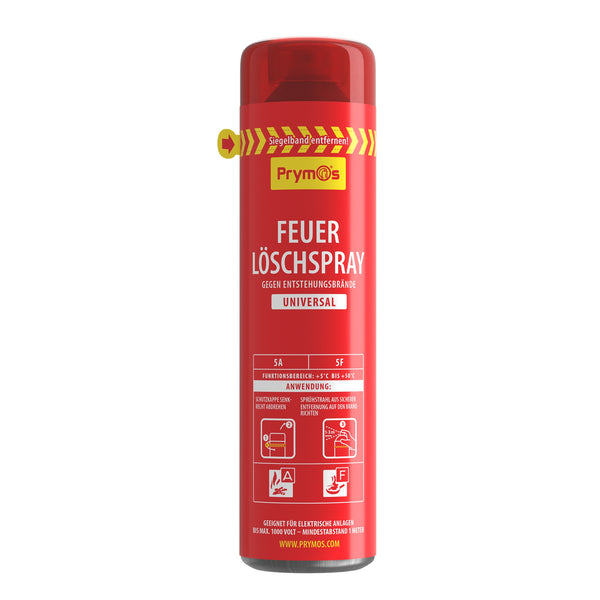 Prymos Feuerlöschspray Universal 0,7 l Haushalt Küche Schaum PFAS-frei 631-700ml