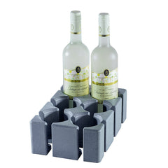 purvario Flaschenhalter Modul II 6er – PU-Schaum