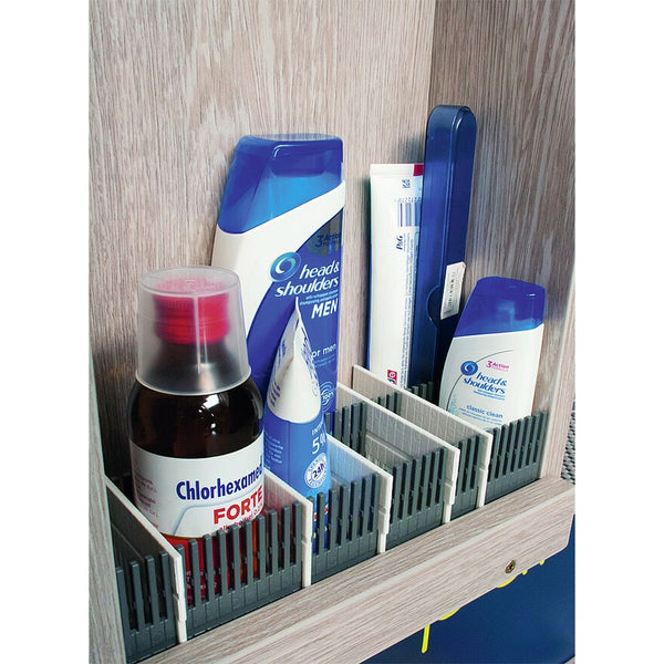 purvario Stauleisten 8-tlg. hellgrau/anthrazit - 4