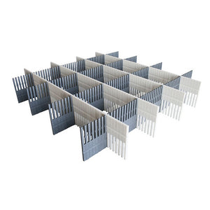 purvario Stauleisten 8-tlg. hellgrau/anthrazit - 5