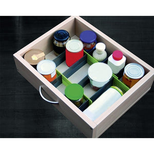 purvario Stauleisten 8-tlg. – steingrau/limonengrün - 3