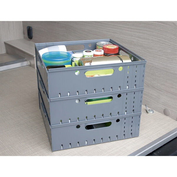 purvario STAUTOWER 3er-Set Stapelboxen anthrazit - 4