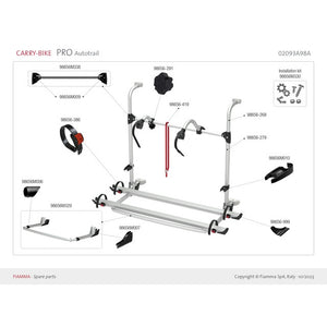 Rack-Holder schwarz für CB Restyling – FIAMMA - 2