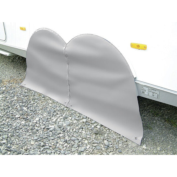 Radabdeckung Wigo grau für Tandem Caravans ab 2002 - 2