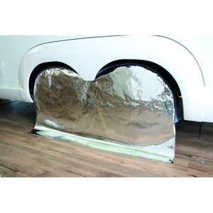 Radschutzhülle Tandem 155 cm grau reflektierend - 5