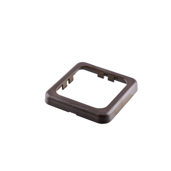 Rahmen 1-fach braun 60x60 mm für Steckdosen - 2