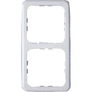 Rahmen 2-fach weiß 113x60 mm für Steckdosen - 3