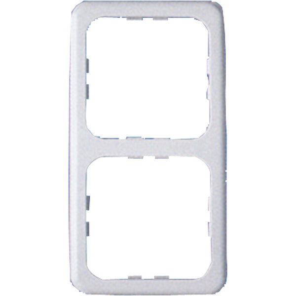 Rahmen 2-fach weiß 113x60 mm für Steckdosen - 3