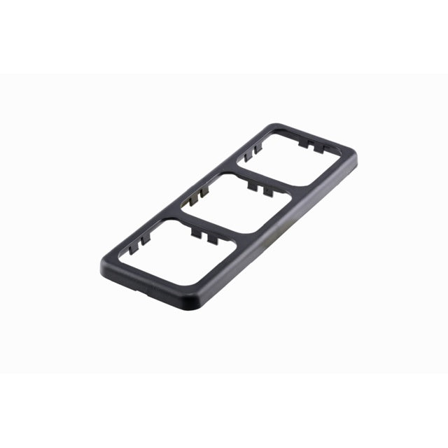 Rahmen 3-fach schwarz 170 x 60 mm für Steckdosen